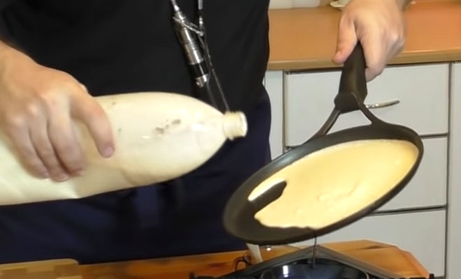Блины в бутылке