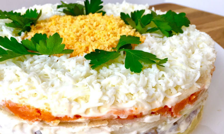 Салат Баронесса: вкуснее селедки под шубой
