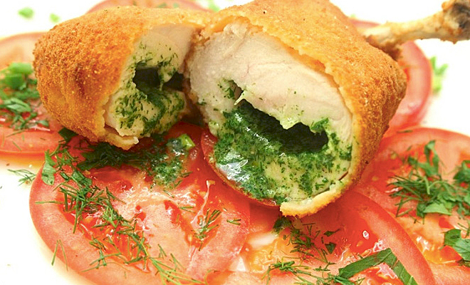 Котлеты по-киевски: эталонный рецепт  