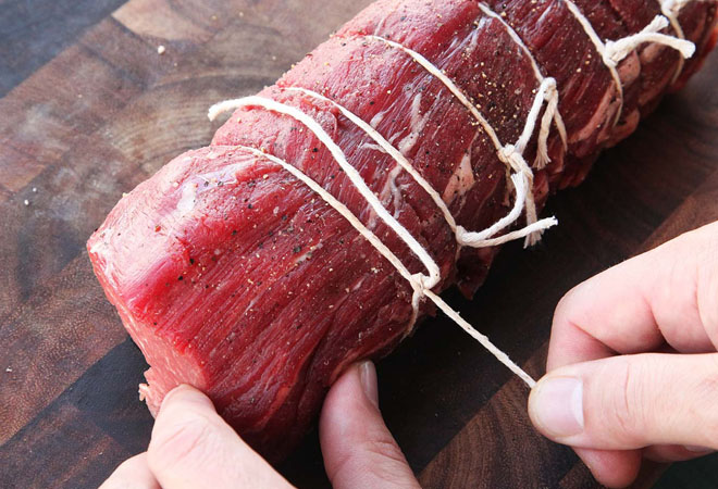 Зачем связывать мясо