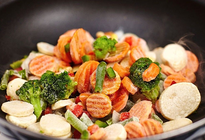 Как вкусно готовить замороженные овощи