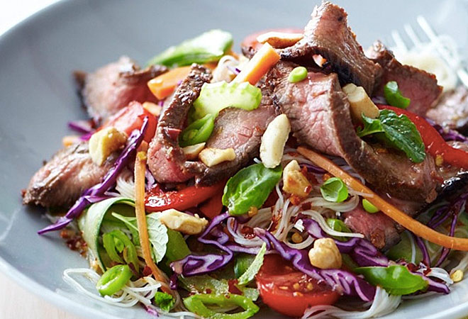 Шедевральные салаты со стейком