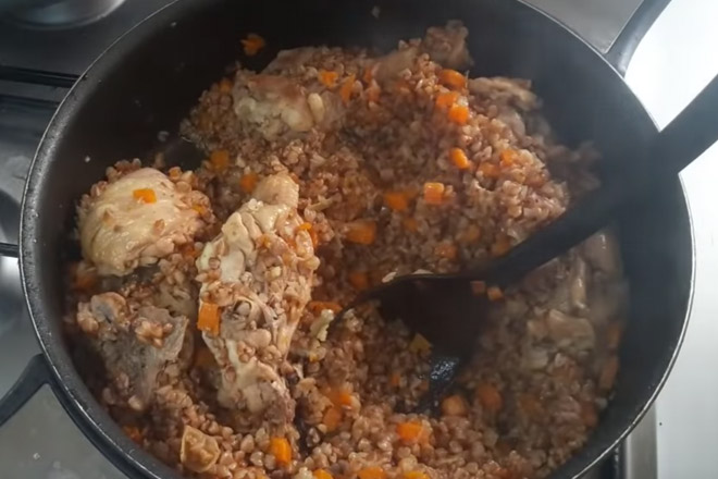 Настоящий сытный плов из обычной гречки