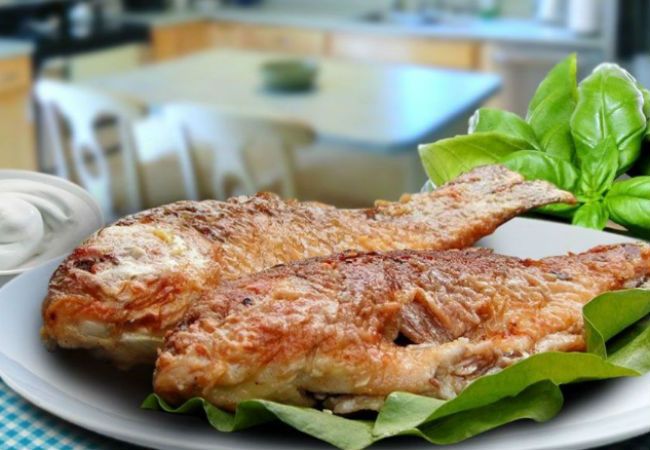 Якутский деликатес: жареный карась