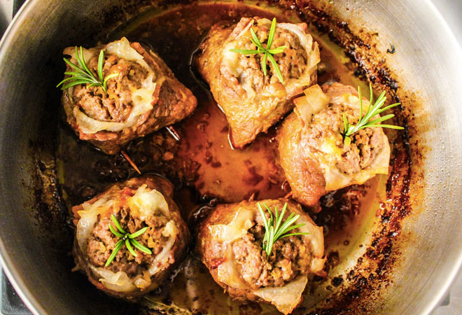 Мясные тюльпаны