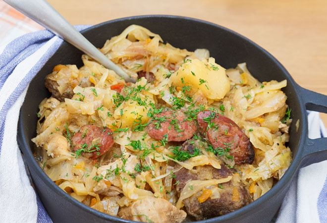 Гениальное блюдо из квашеной капусты с мясом
