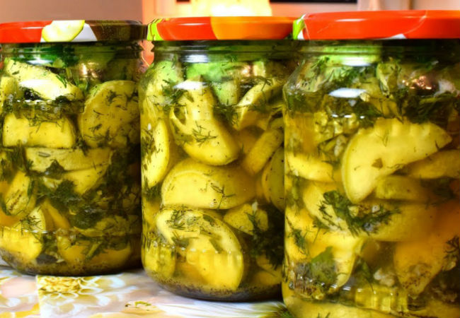 Маринуем кабачки как грибы