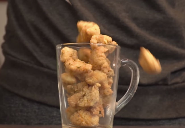 Делаем попкорн из курицы