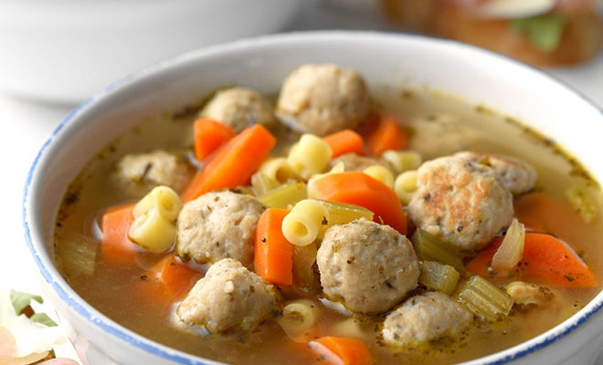 Супы с фрикадельками: берем кастрюлю бульона и делаем 7 вкусов