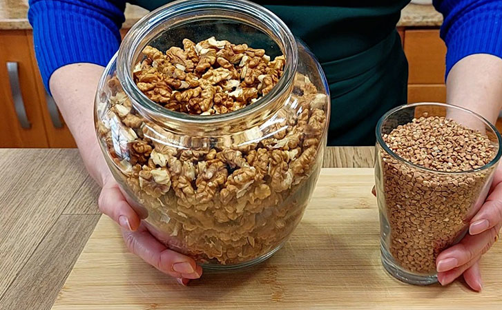 Смешали гречку с орехами и мяса никто не просит: каша по-купечески, постная, но сытная