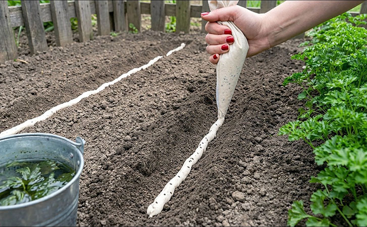 Петрушка взойдет за считанные дни: показываем способ подготовки семян «методом киселя»