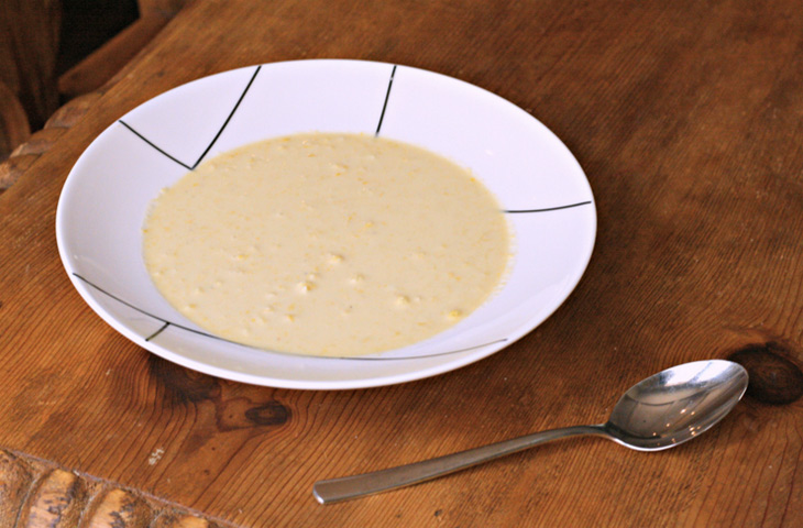 Острый крем-суп из кукурузы